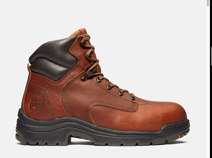 Timberland PRO Men’s TiTAN 6″ Alloy Toe Work Boot Brown Size 9 Medium 26011 Safe
