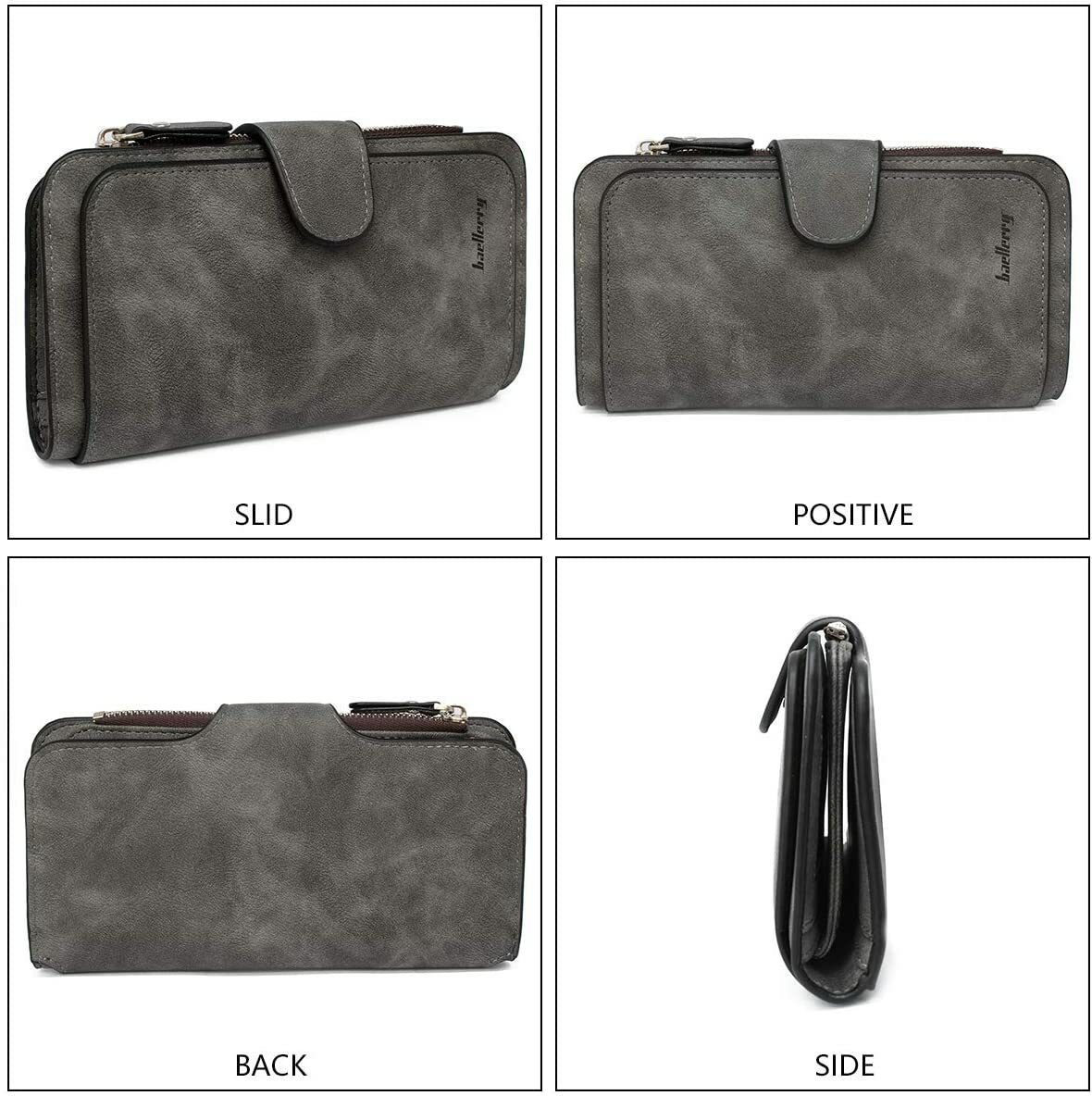 Womens Leather Clutch Wallet Long Purse Card Holder Case Hasp Handbag Best Gift