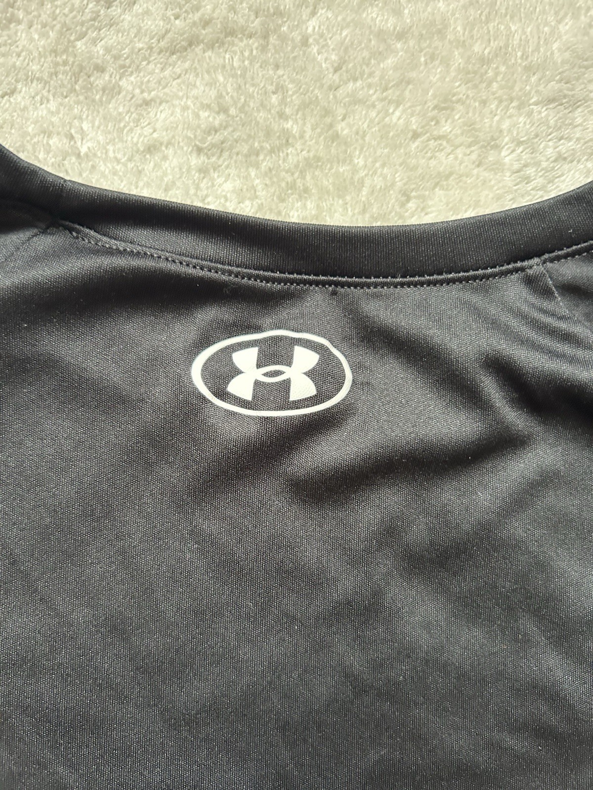Under Armour black tech shirt Size kids XL #athleisure