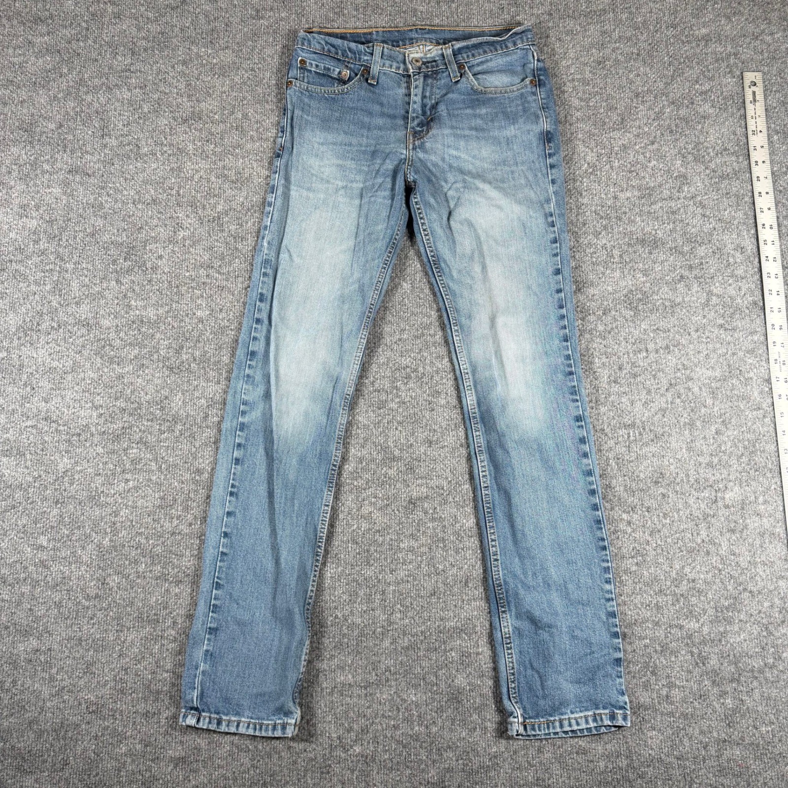 Levi’s Jeans Mens Size 28×32 511 Slim Fit Light Wash Blue Denim Casual