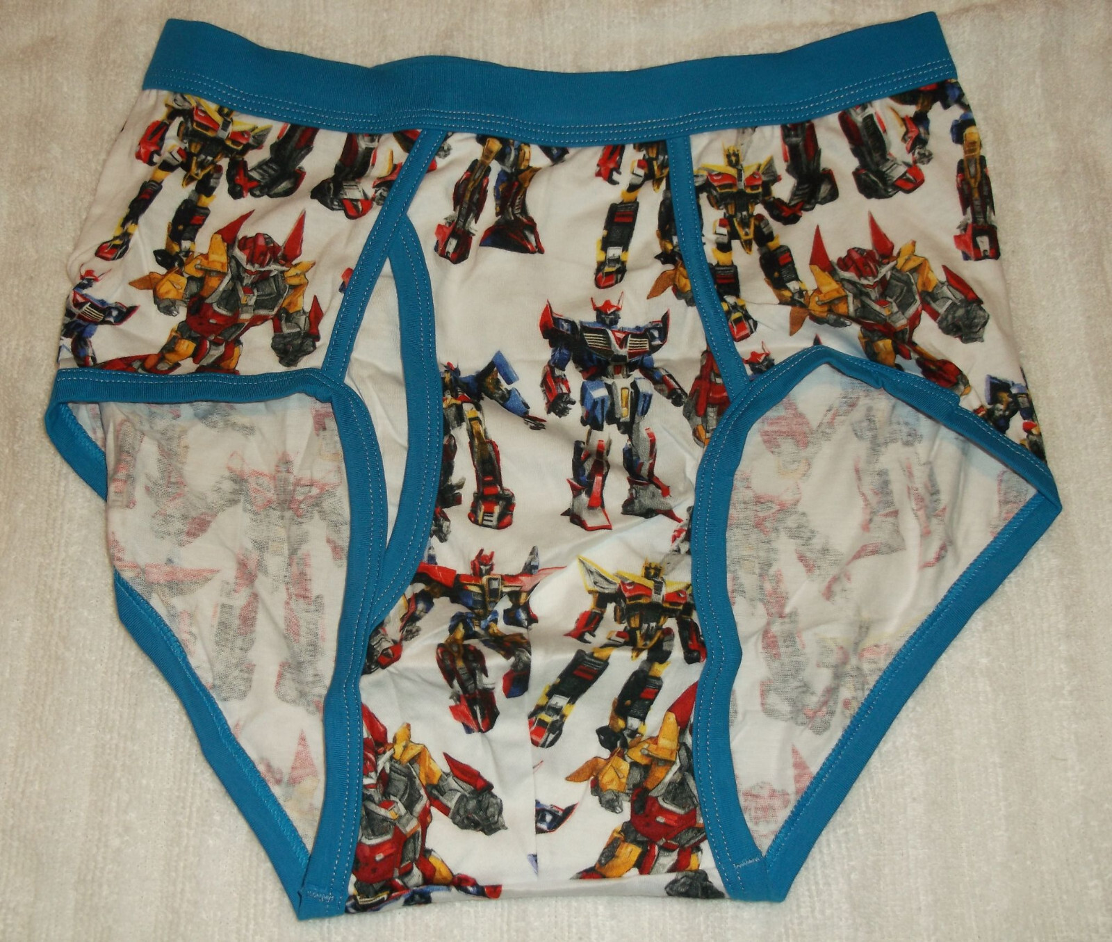 Men’s Pattern / Cartoon / Colored Waistband Adult Briefs Underwear S, M, L