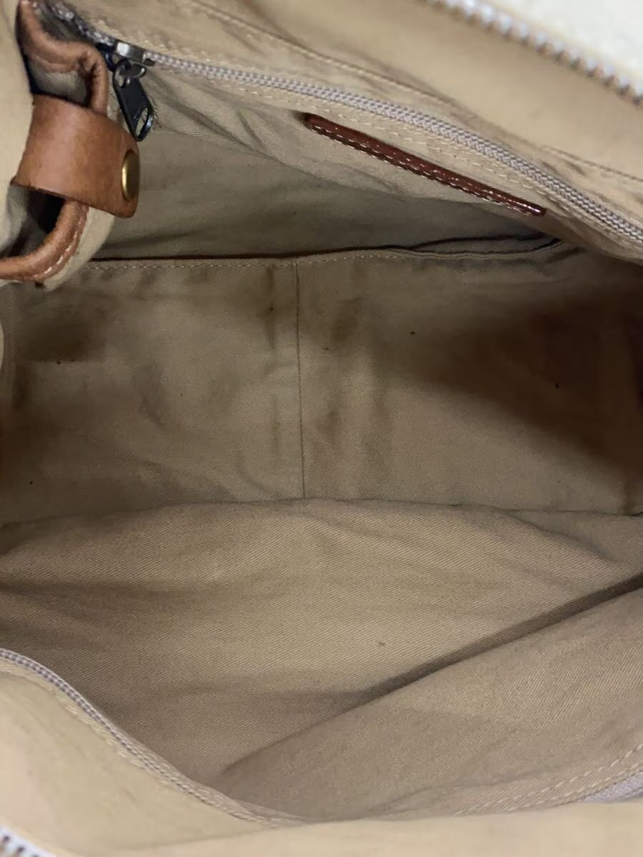 MSPC (master-piece) Shoulder Bag, Leather, Khaki Check Pattern, 10408