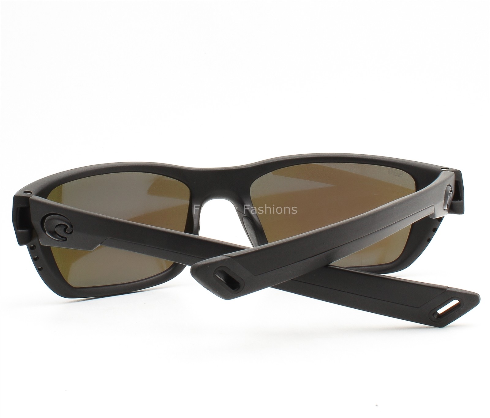 Costa Del Mar Sunglasses Whitetip Matte Blackout Blue Polarized Glass with Case