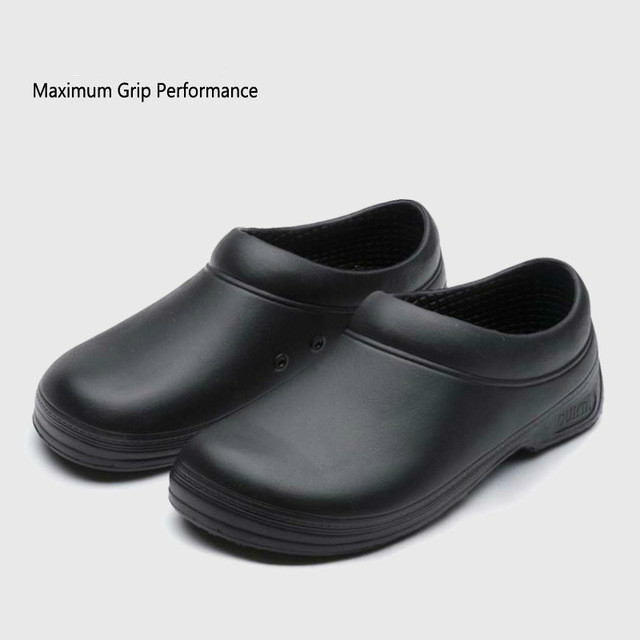 Men’s Work Clogs Non-slip Shoes Slip Oil Resistant Mules Slippers Lightweight
