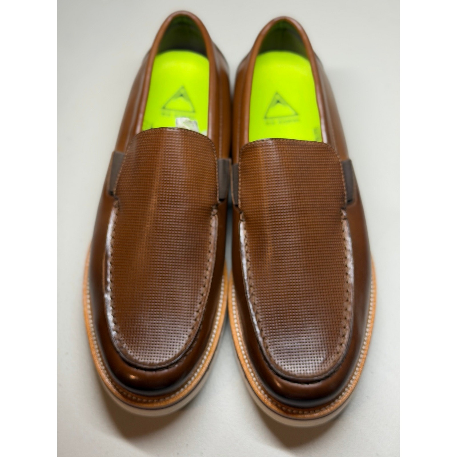 NEW! Vance Co Dallas 10 Brown Mens Moc Closed Toe Loafers