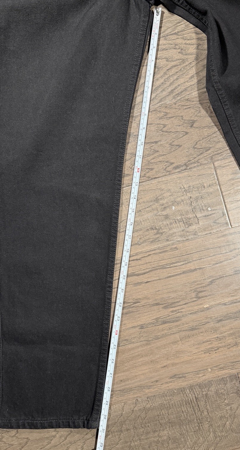 NWT Vintage 90s Levi’s Signature 540 Relaxed Fit Jeans Black 36X32 USA Made