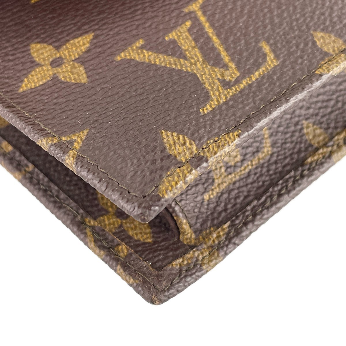 Louis Vuitton Monogram Pochette Rabat 23 Leather Brown Clutch bag 4724