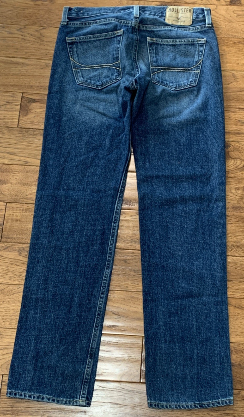Hollister Men’s Jeans W29 L32 Blue Denim Button Fly