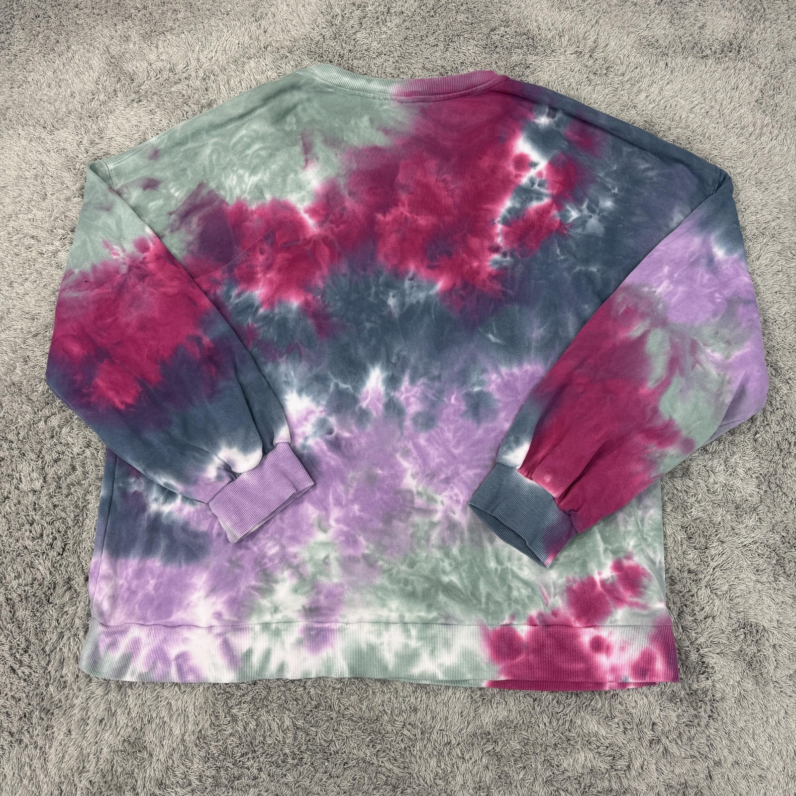 iMove by FIMI Sweatshirt Womens XL Tie Dye Pullover Crewneck Multicolor Casual