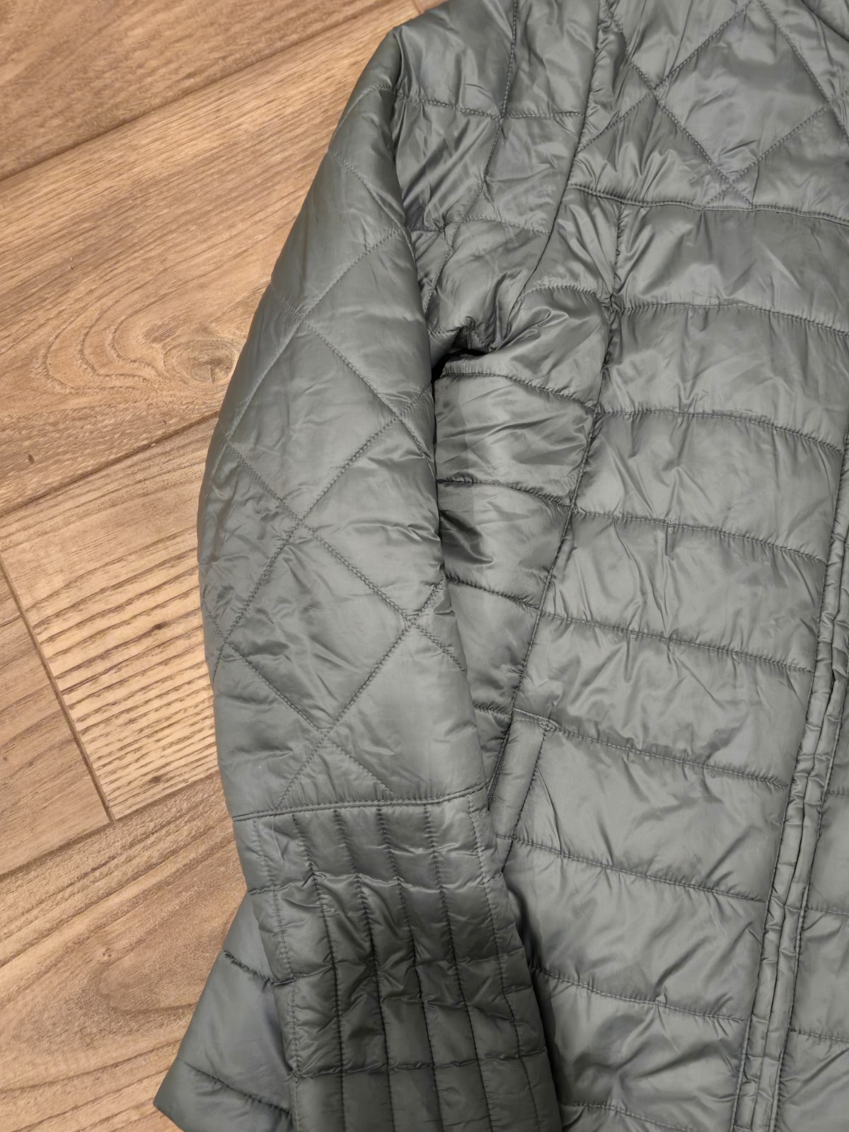 Patagonia Radalie Jacket Womens Small Green Quilted Insulated Full Zip STY27690