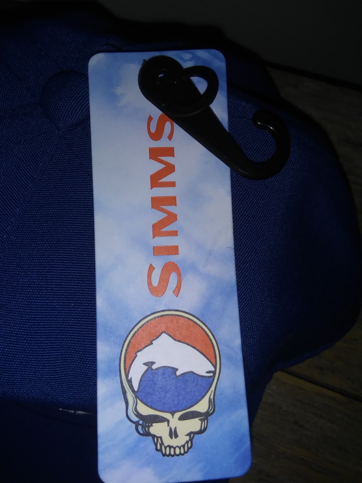 New Simms Fishing Hat – The Grateful Dead Lighting Bolt & Fish Lure Baseball Cap