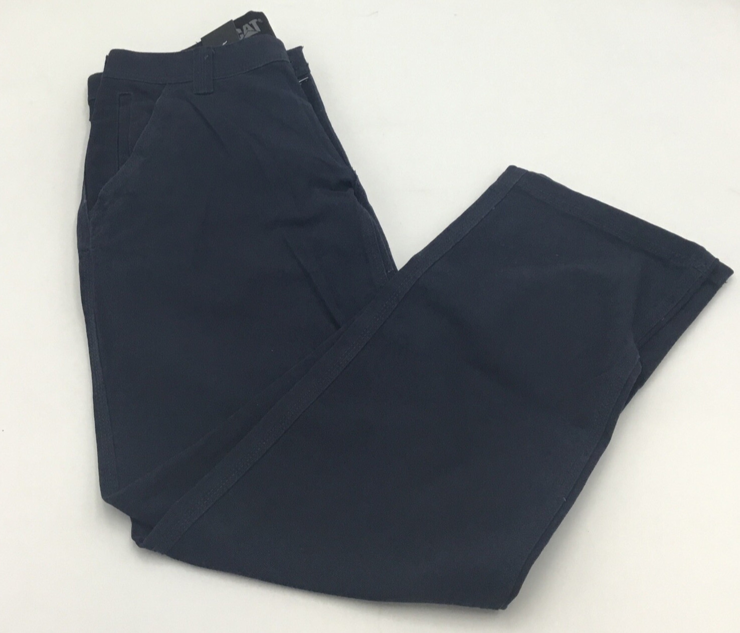 CAT Men’s Flex Waist Band Cellular Pocket Utility Pants , Navy, 32 X 30