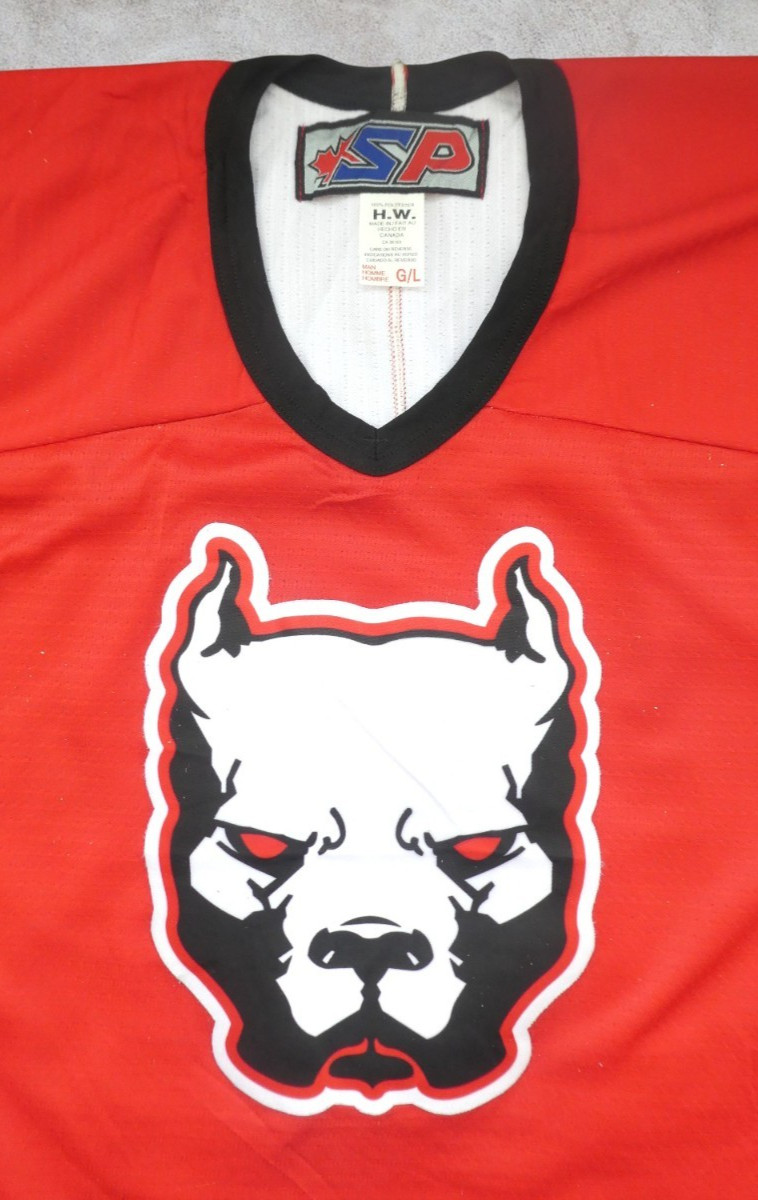 Large Mens Pitbull #74 Ice Hockey Jersey SP (Canada)