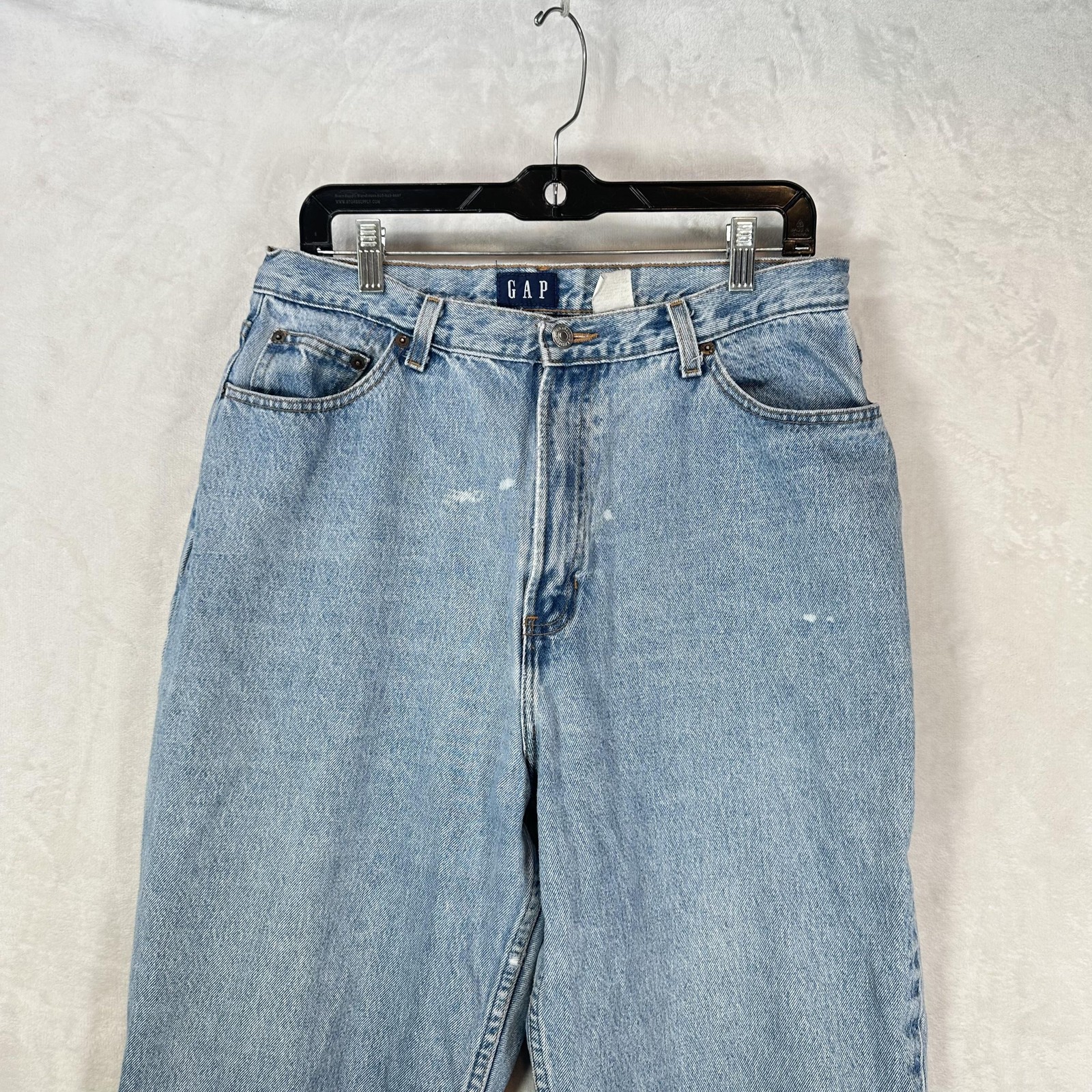 Vintage Gap Mom Jeans Womens 16 Blue Reverse Fit High Rise Relaxed 32×29 Denim