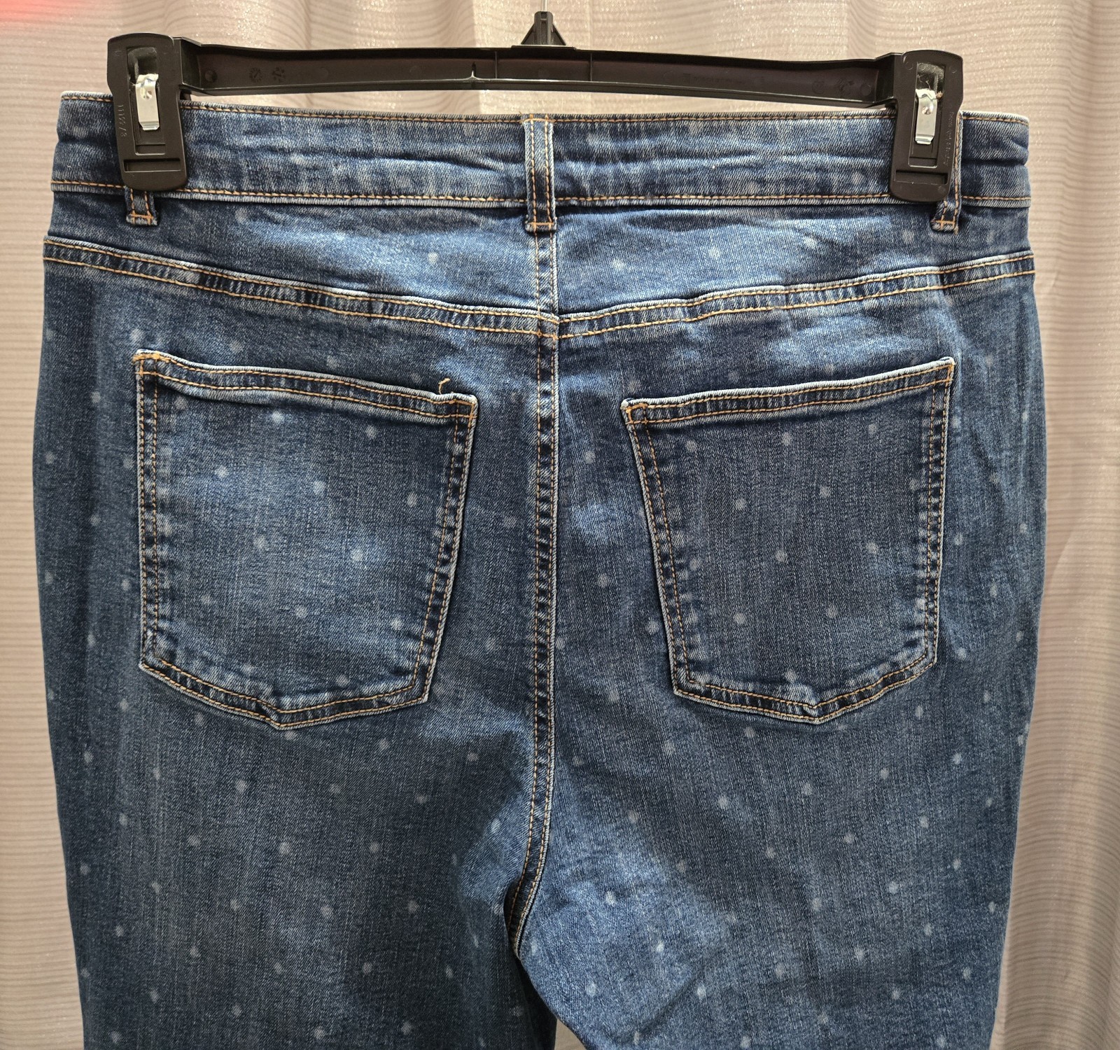 Rafaella polka dot print jeans size 14