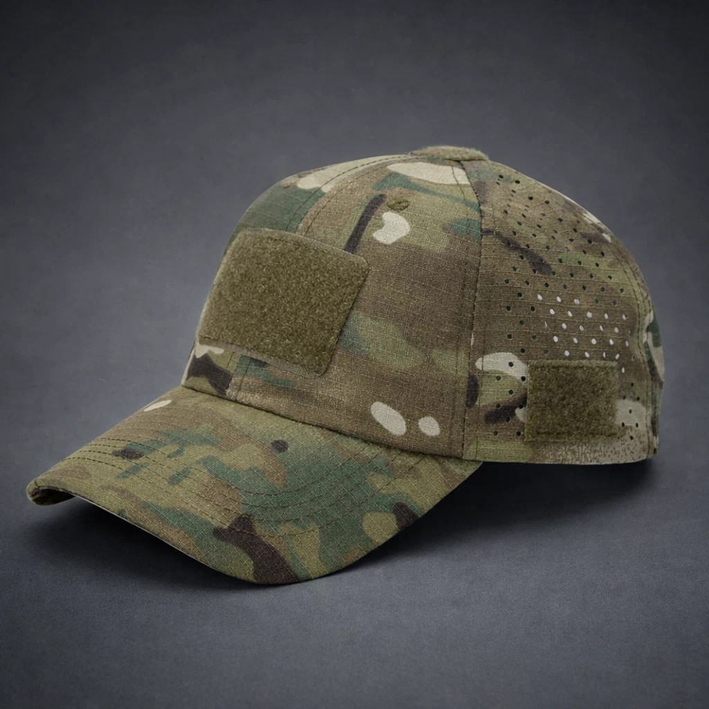 Tactical Camo Military Cap w/ Eyewear Holder Patch Outdoor Fishing Hunting Hat