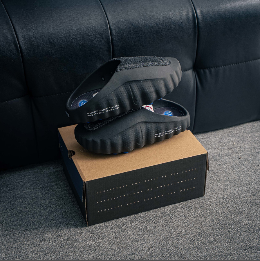 Nike .SWOOSH Mind 001 Slides – Rare Limited Edition Black Colorway