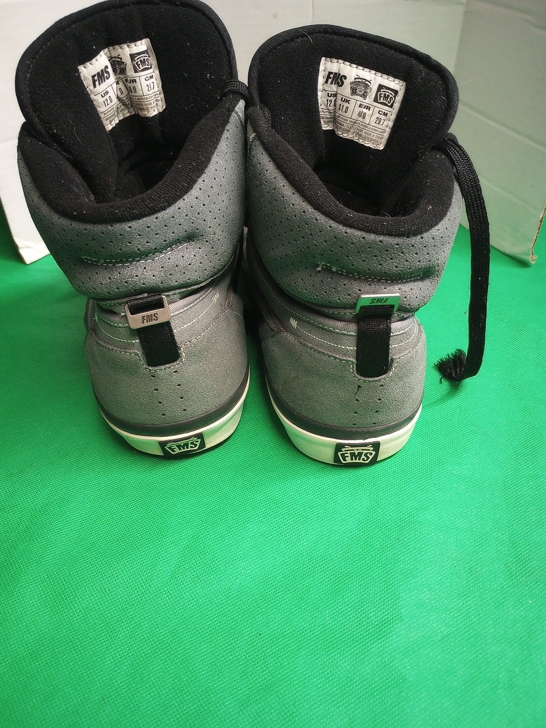 FMS Future High Top Sneakers Shoes Mens size 11 (103941 ) Gray