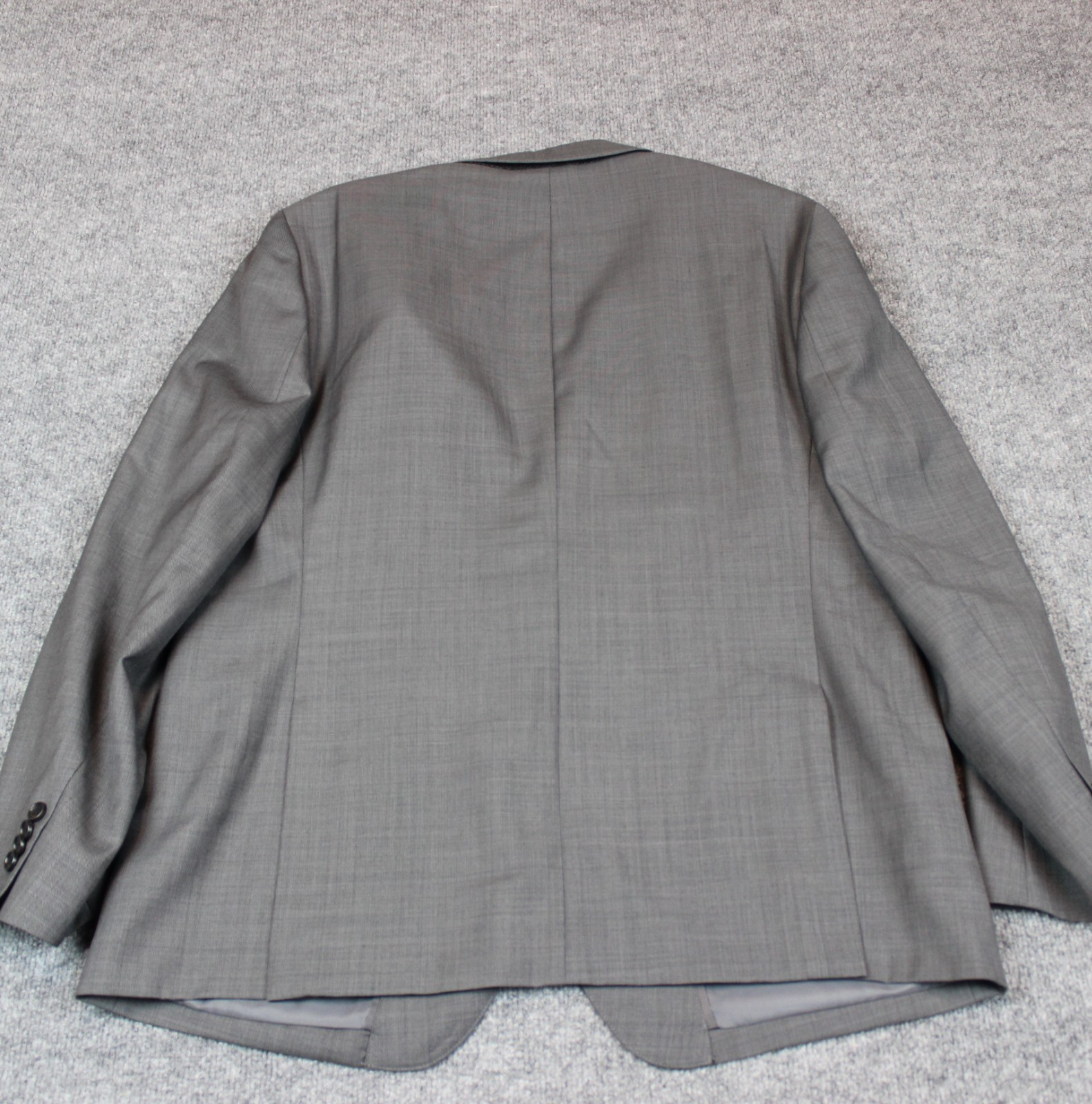Bonobos Jacket Sport Coat Blazer 46R Gray Nailhead Standard Fit Business Casual