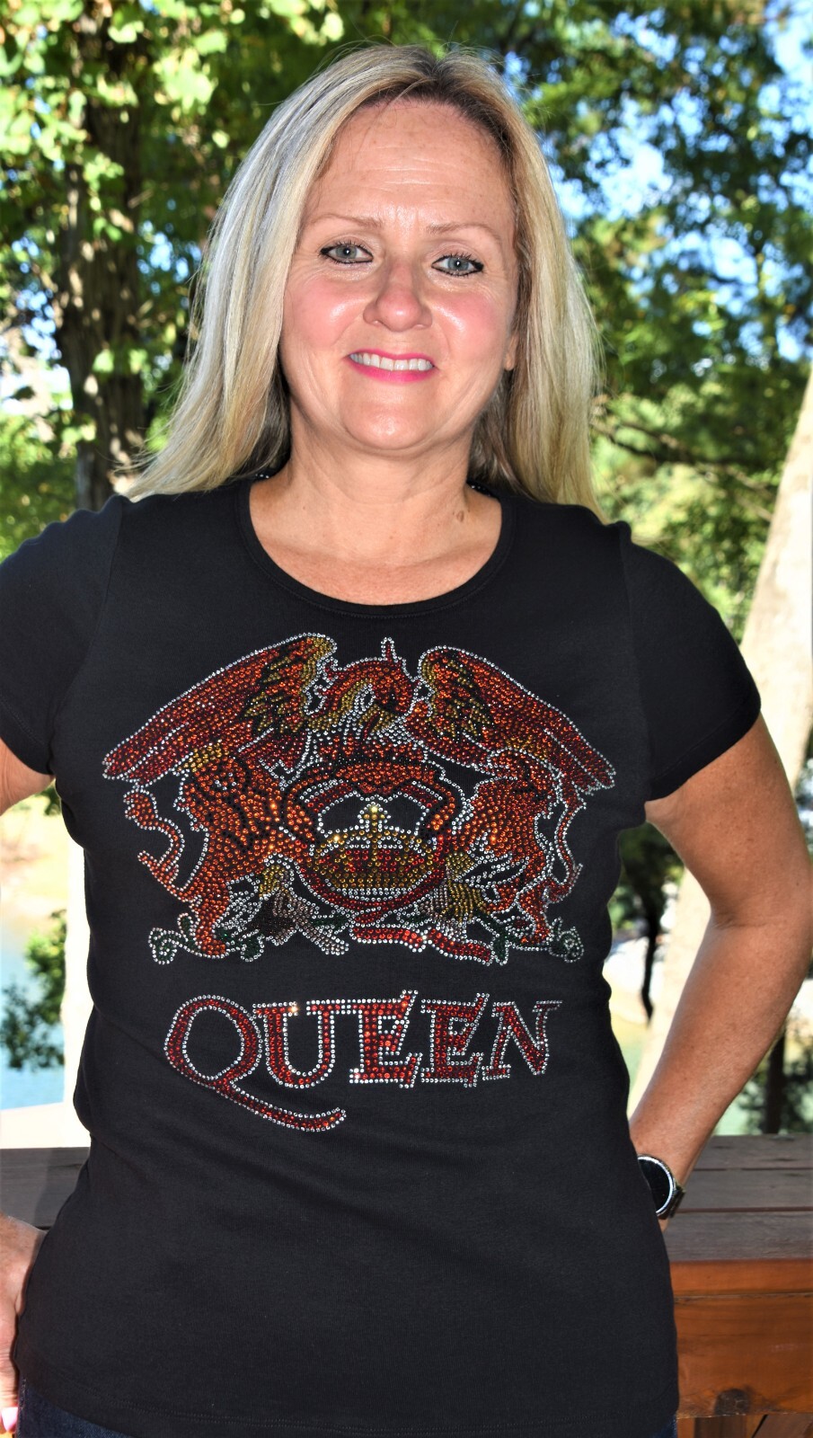 Queen rhinestone bling shirt tank XS S M L XL XXL 1X 2X 3X 4X5X Freddie Mercury