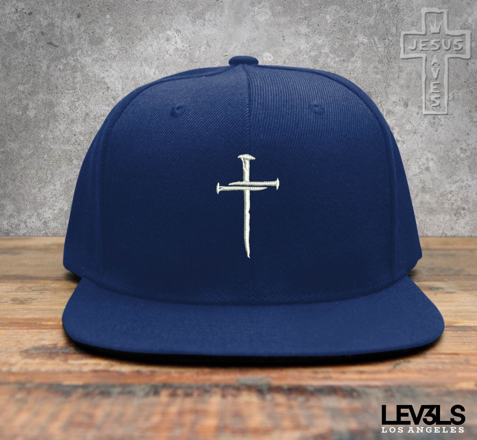 3 NAILS CROSS SNAPBACK BASEBALL CAP CHRISTIAN CROSS JESUS SAVES GOD IS GOOD