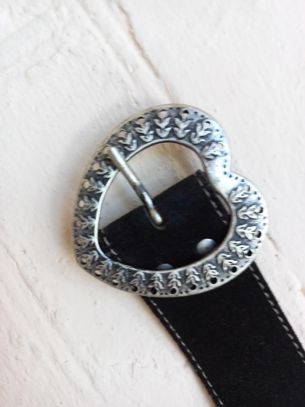 Vintage Austrian-style belt for a dirndl dress | Vintage women’s leather belt