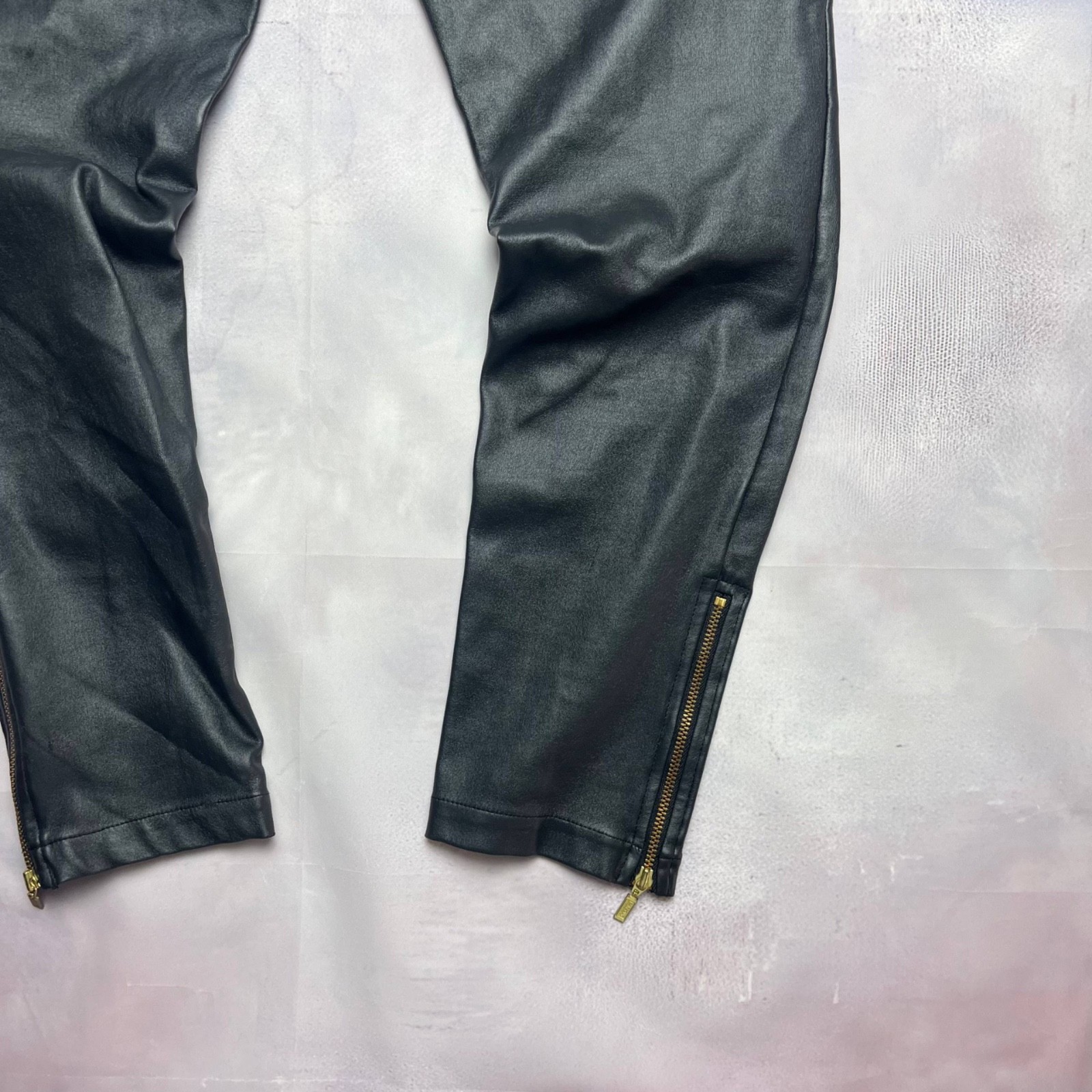 Barbour International Women’s Black Coated Skinny Trousers Jeans Size UK 10 W28