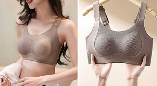 Women Bras Full coverage Strapless Seamless Ultra-thin Plus size Underwear 28391