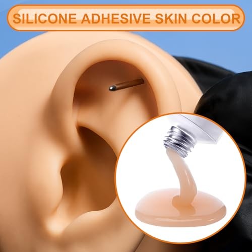 Pcs Silicone Adhesive Glue for Skin Doll Repair Flesh Color Soft Adhesive 1