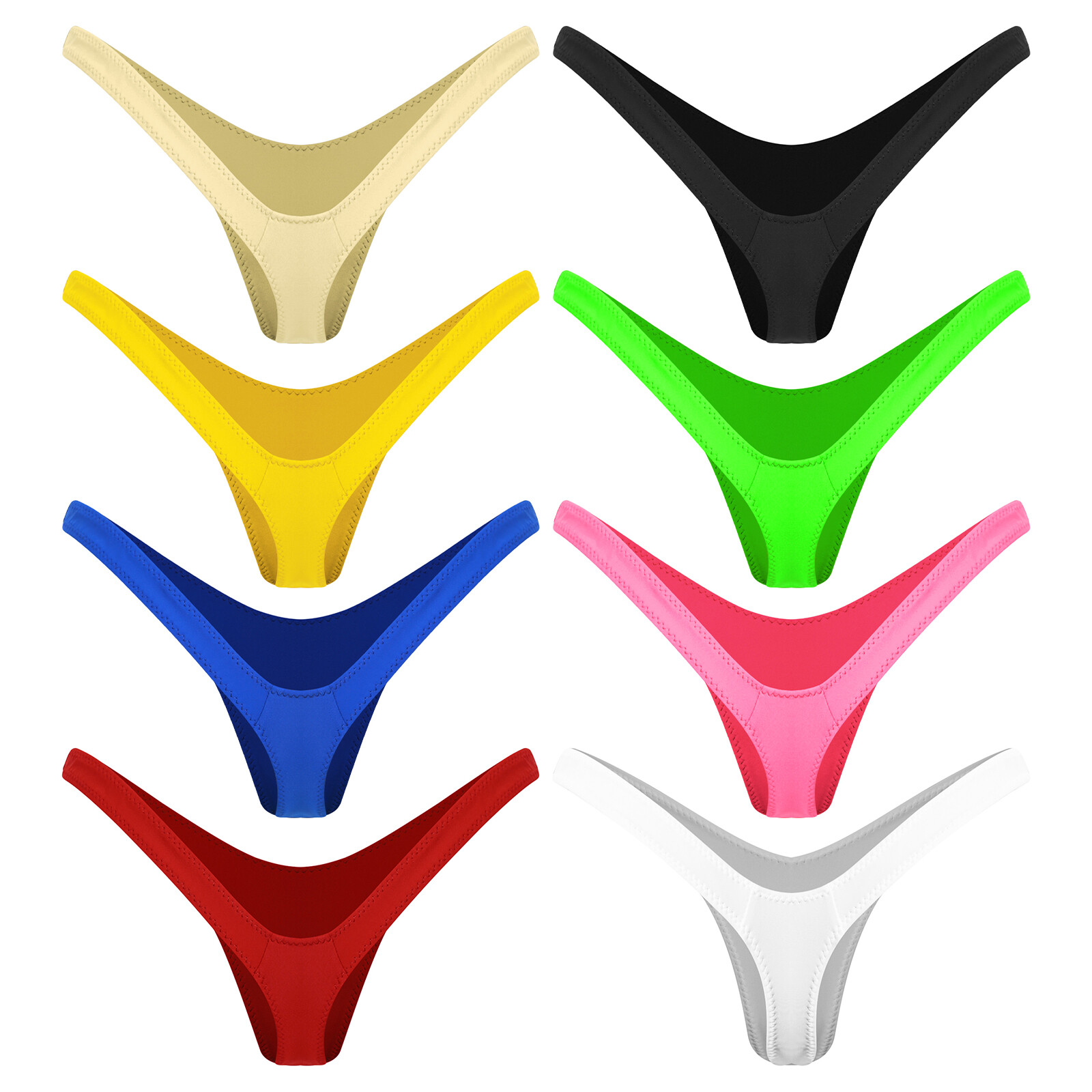 US Womens Thong Tucking Gaff Panties Smooth Silky Hidden Gaff Shaping Brief