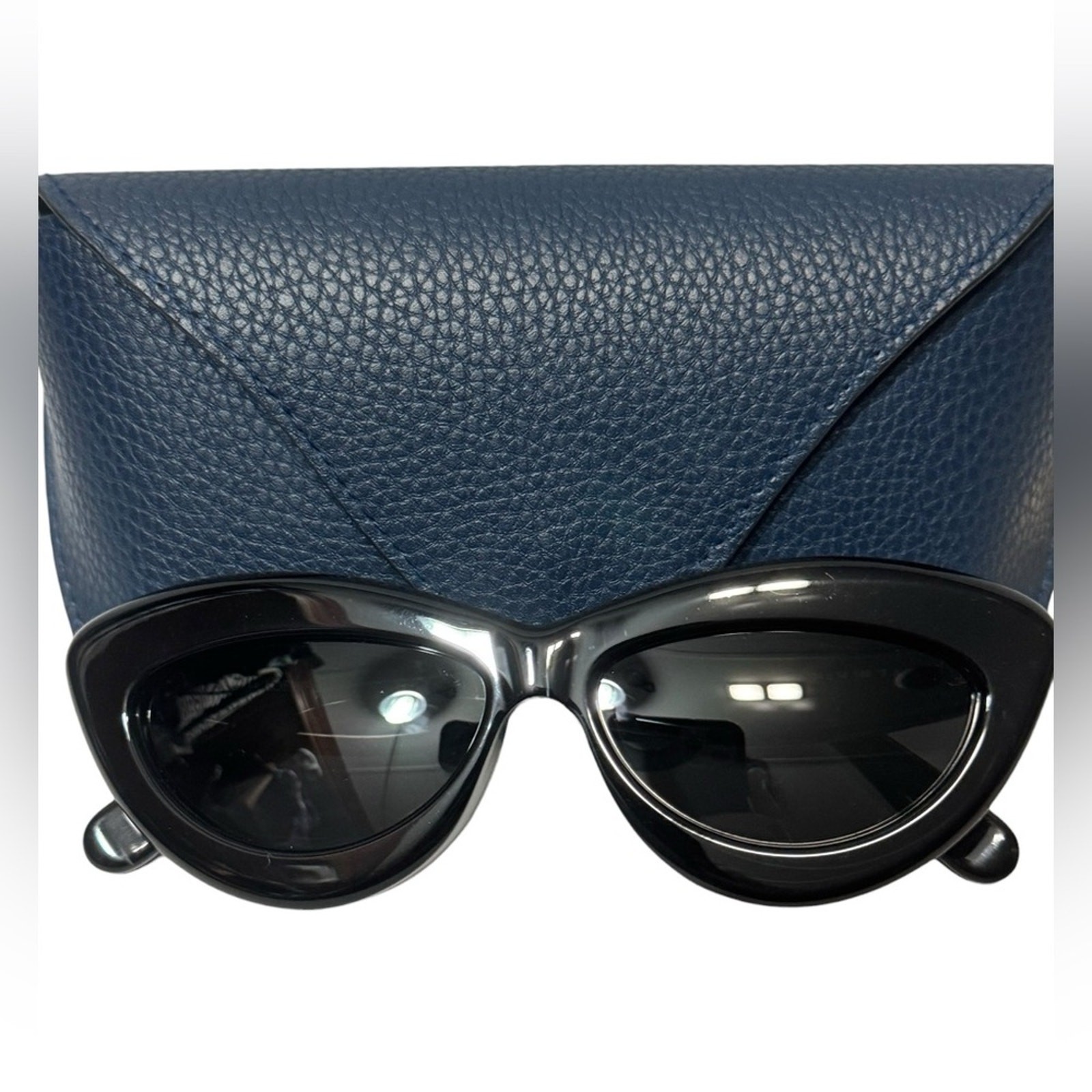 LOEWE Curvy Cat Eye Sunglasses Style #: LW40096I w/ BRANDED Case & Dustcloth EUC
