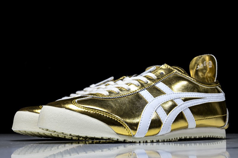 Onits*ka Tiger Mexico66 Gold White 1183B566-201 Unisex Size 4-11
