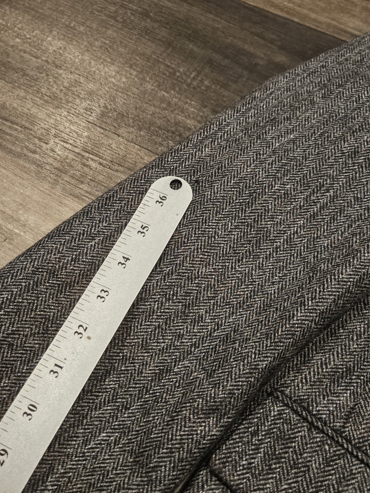 Brooks Brothers 346 Sport Coat Mens 46R Gray Wool Jacket Herringbone