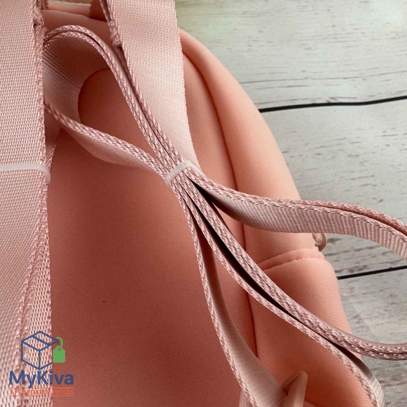 All In Motion 8.5in Neoprene Mini Backpack Blush Pink Front Zip Pocket New