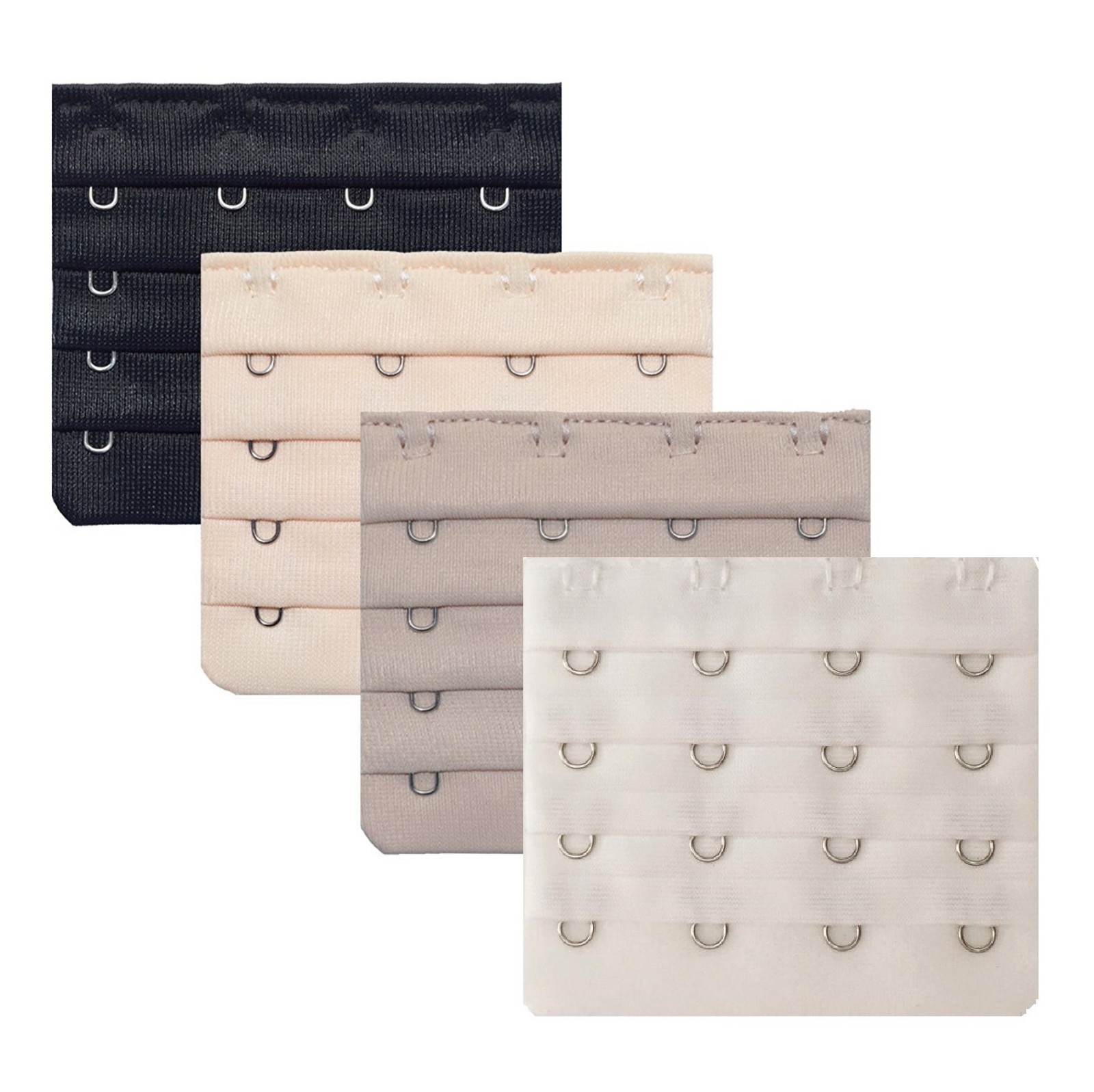 Set of 4 Bra Extenders 4 Hooks 4 Rows Free Shipping