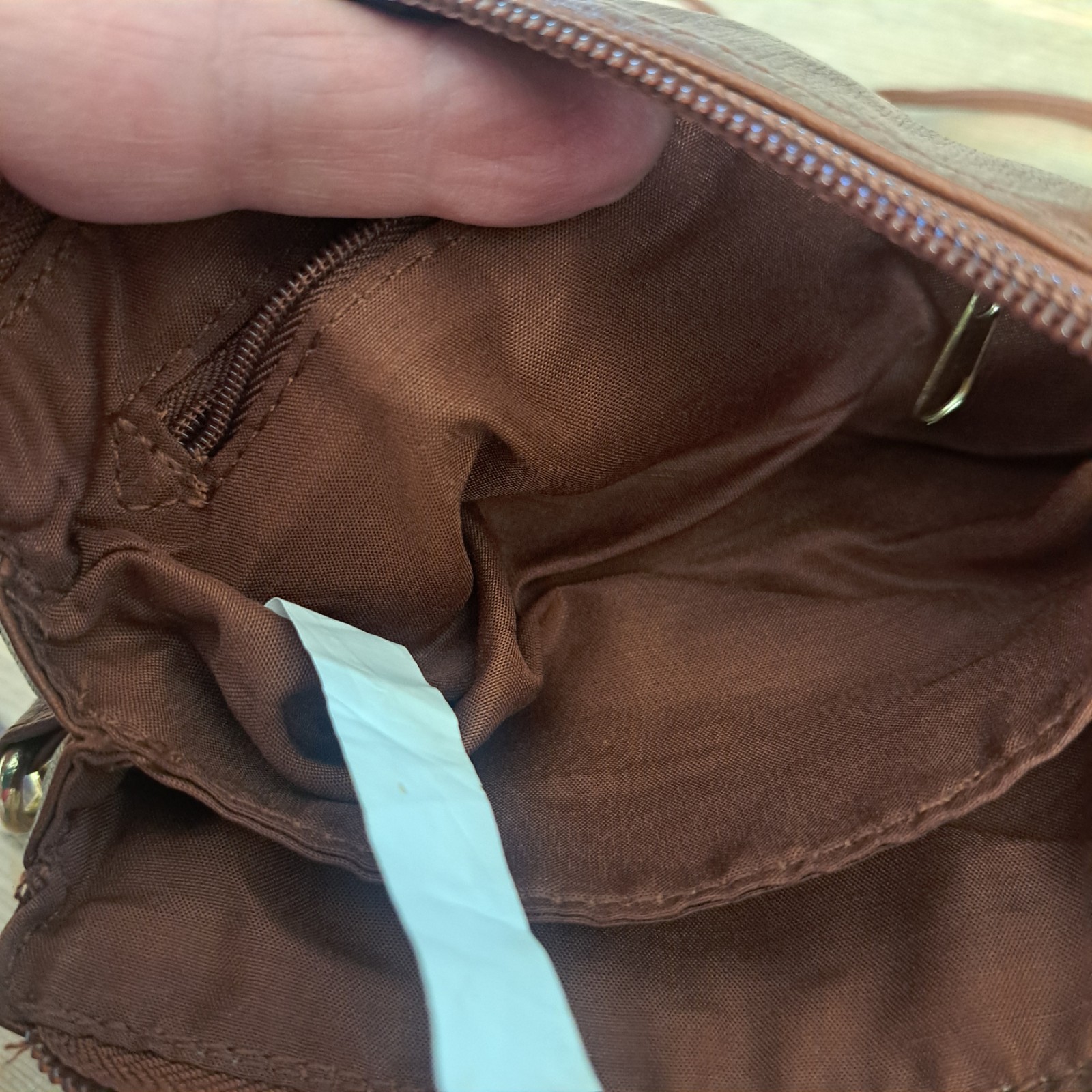 Purse Small Crossbody With Lace and Pockets JC Penny’s Wristlet & 26″ Strap drop