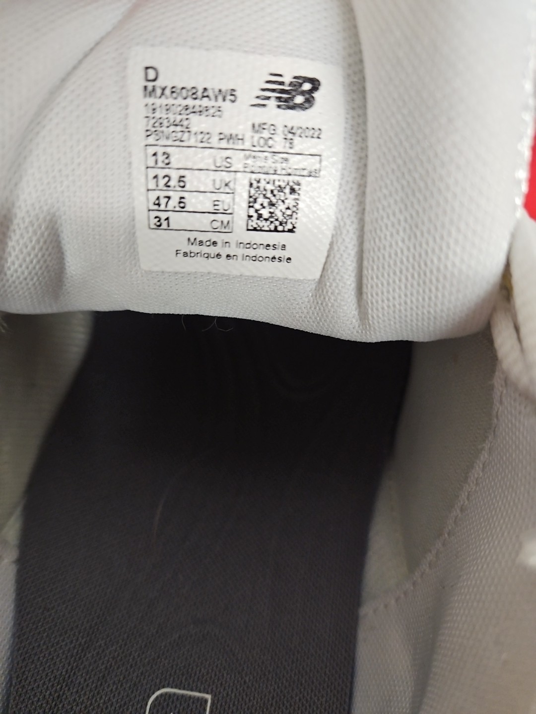 New Balance 608v5 Men’s Training Shoes Sneakers MX608AW5 – White/White