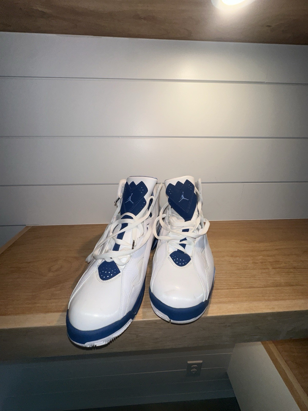 Nike Jordan True Flight White University Blue Men’s Size 14 342964-141