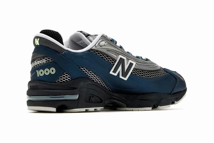New Balance 1000 Deep Ocean Blue Dark Metallic Silver Men’s size 9
