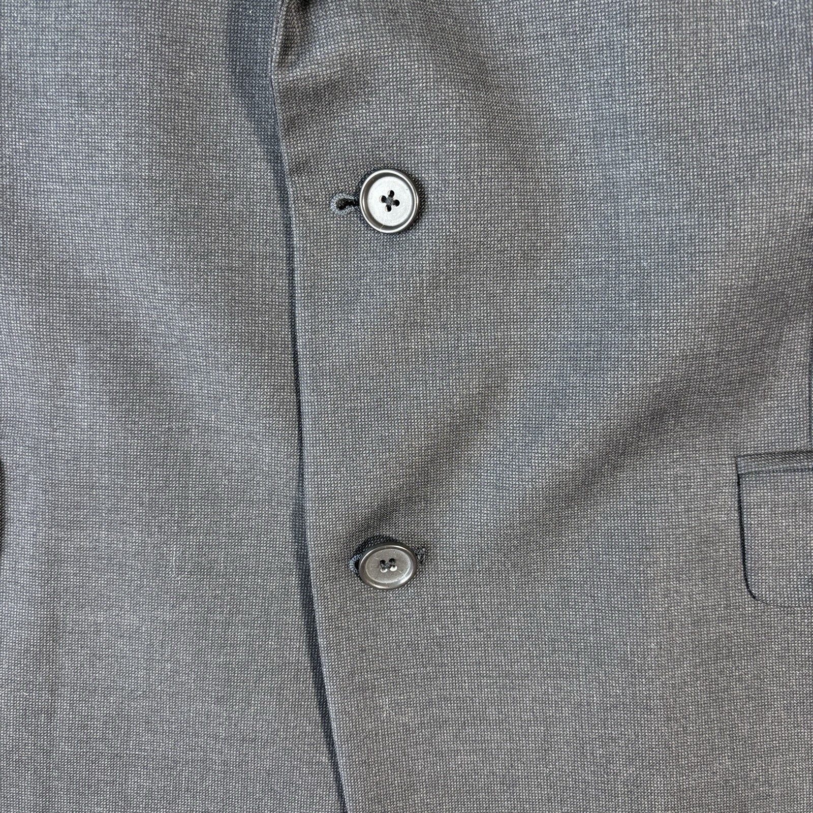 Brooks Brothers 1818 Madison Blazer 46L W41 Gray Vitale Barberis Wool USA Made