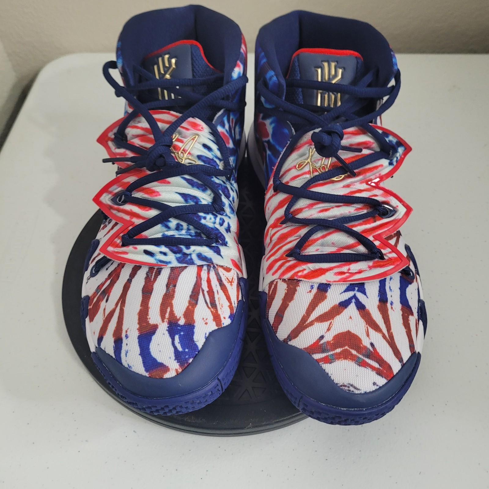 Nike Kybrid S2 CQ9323-400 Irving “Tie Dye USA” Red Blue White 2020 Men Size 11
