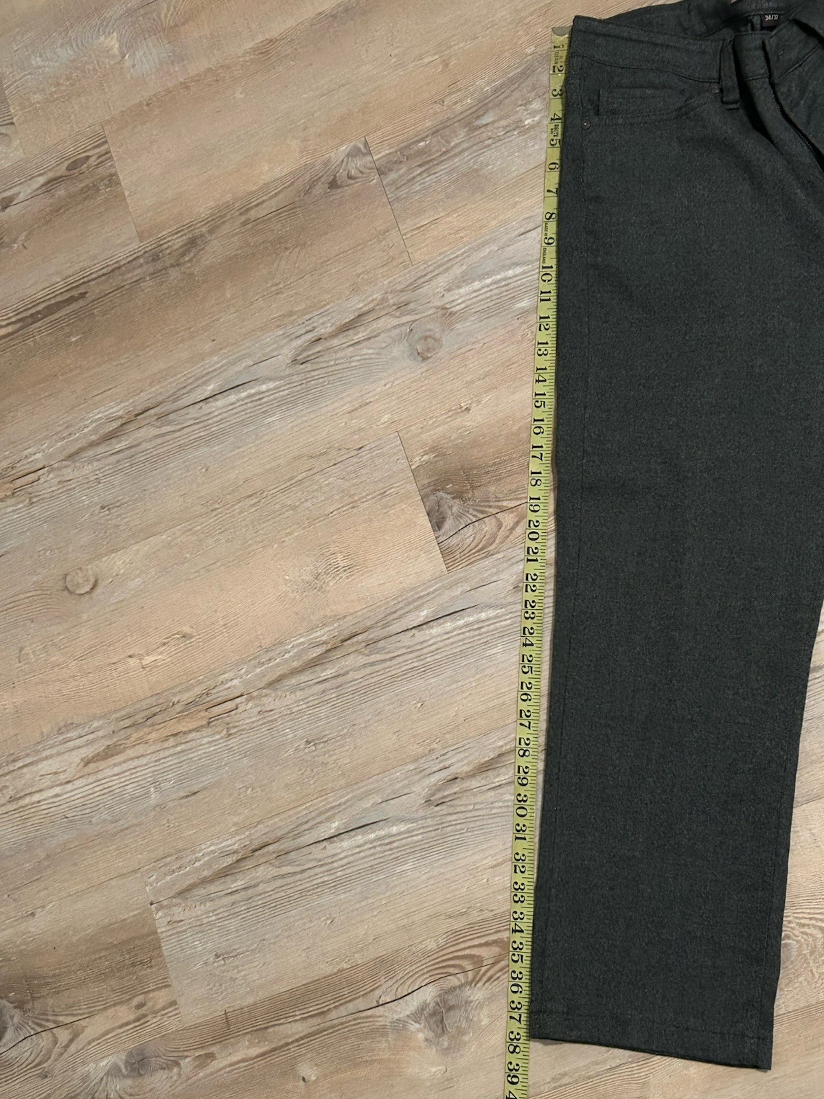 34 Heritage Charisma Comfort Rise 5 Pocket Pants (Men’s 34×26.5) Gray