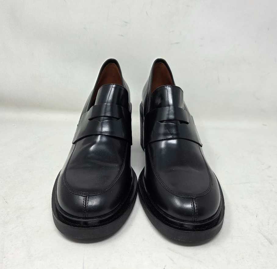 EU 40 (US 9-9.5) Anthropologie x Maeve block heeled loafers in black