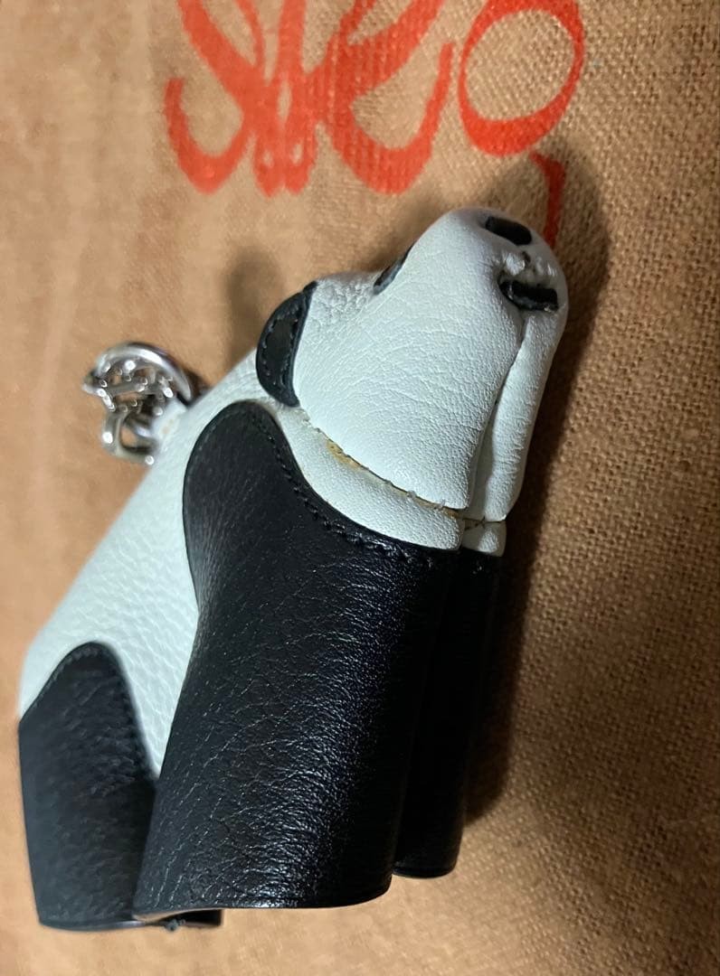 Loewe Women Wallet Keychain Charm Panda Limited Edition VHTF Designer Collection