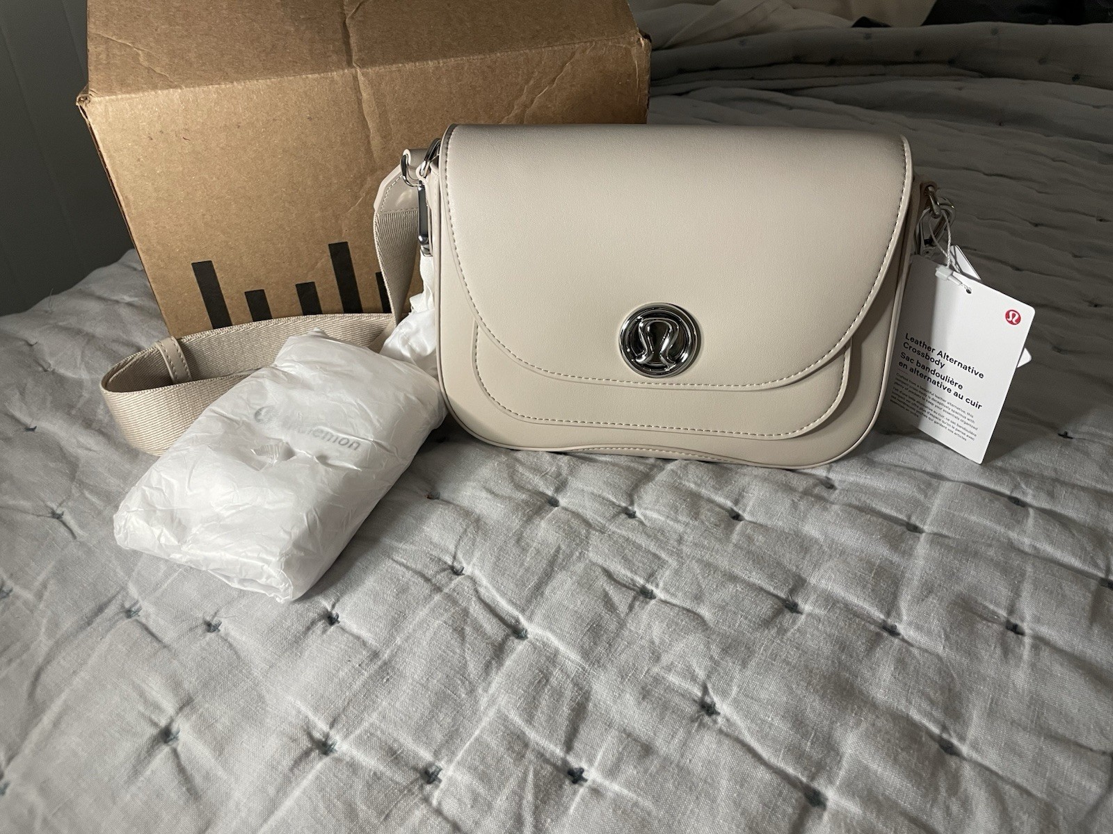lululemon Women’s Beige Crossbody Bag MSRP $198