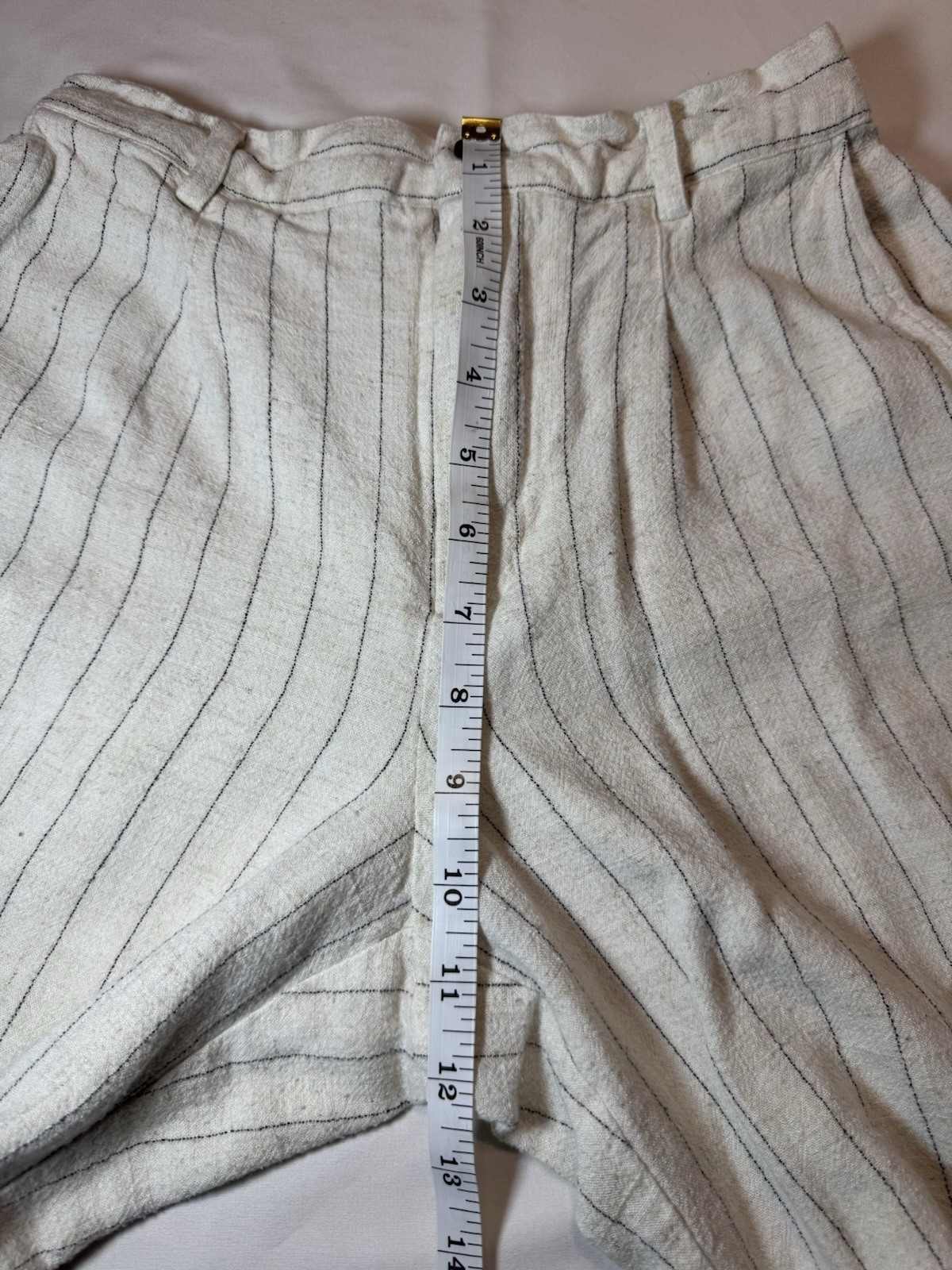 Z Supply Cortez Linen Blend Set XS Pinstripe Wide Leg Pants & Top Coastal Resort
