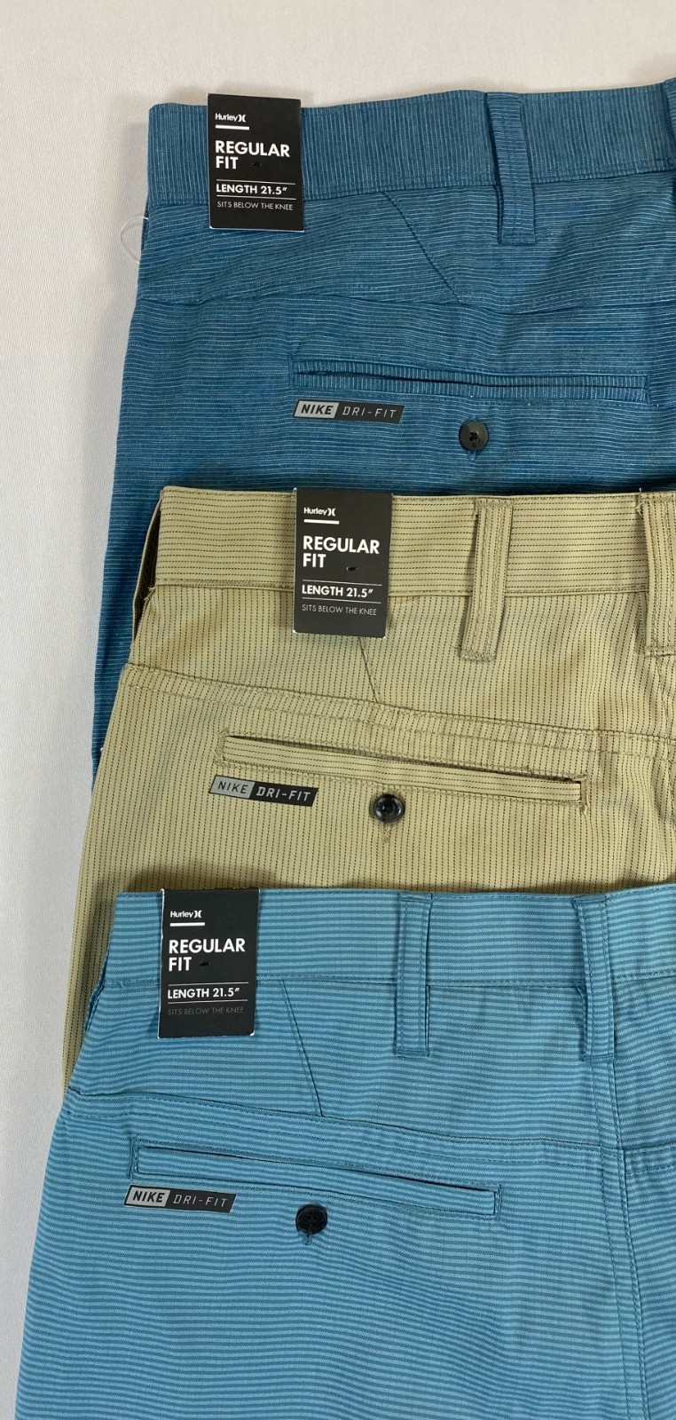Men’s Hurley sits Below the Knee Regular Dri-Fit Shorts NEW