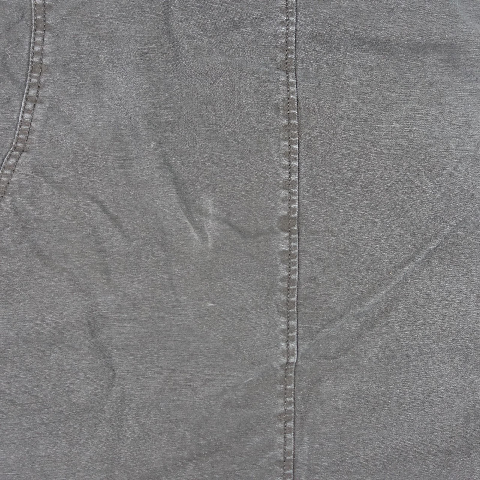 Levis Jacket Mens XL Gray Canvas Military Quilted Lined Insulated Zip Front VTG