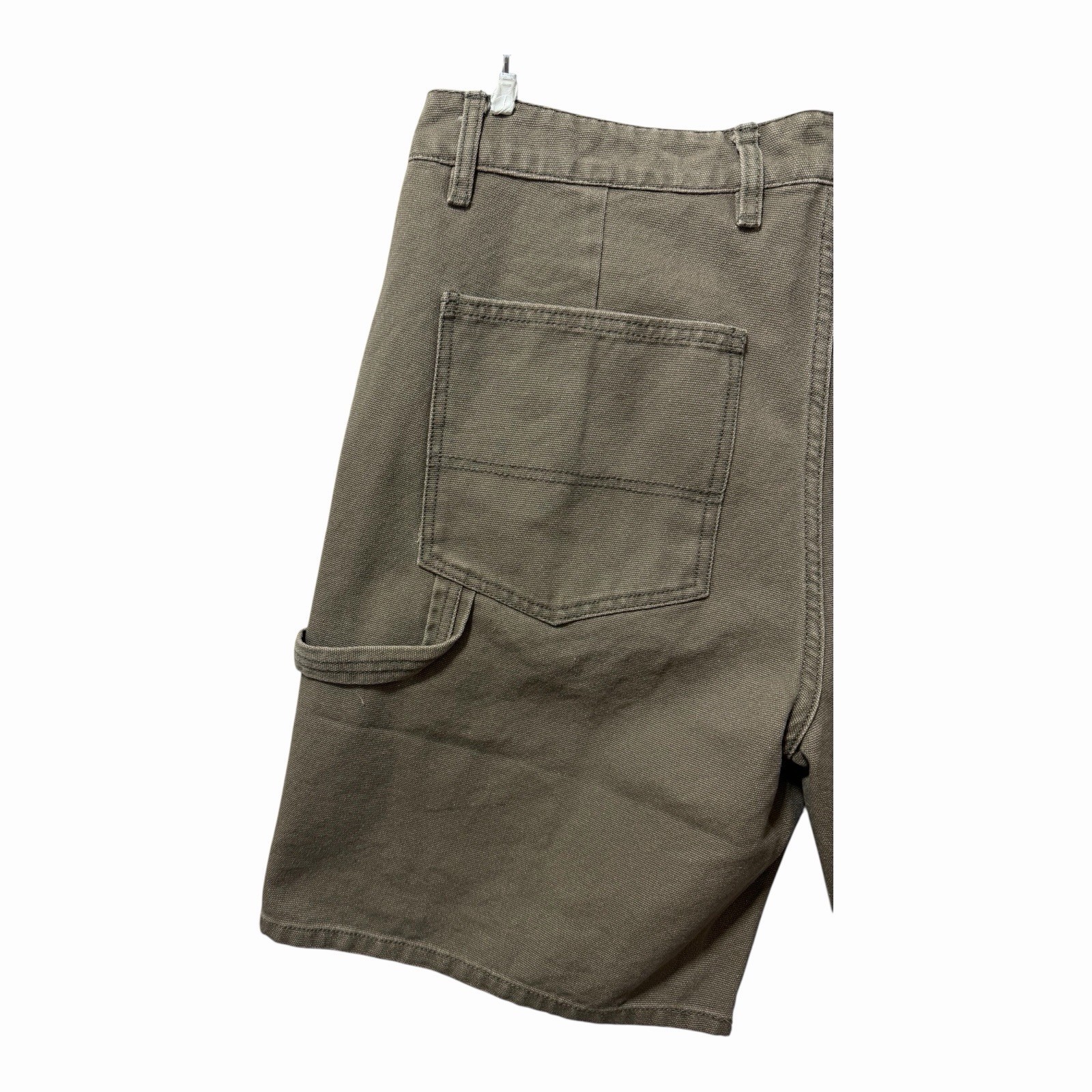 WeSC Carpenter Shorts Spring Canvas Adult Mud Look Brown Denim Men’s Size 24 New