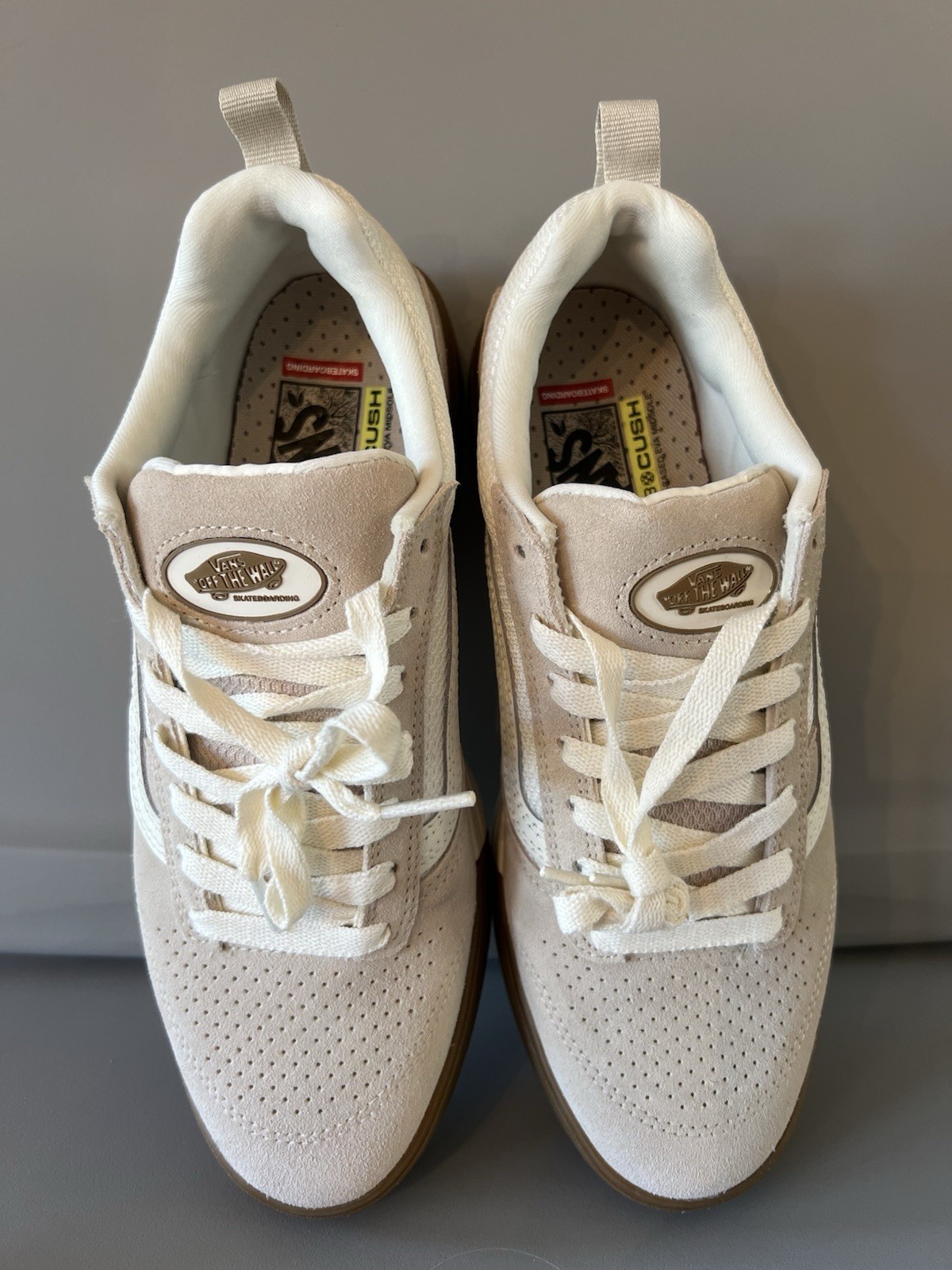 VANS Zahba Sneaker~Light Khaki~Suede & Nylon Gum Rubber~Men’s 8 / Women’s 9.5